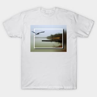 Blue Heron Landscape T-Shirt